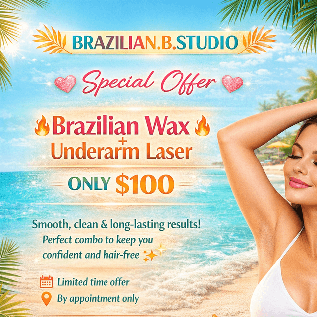 Brazilian wax and underarms laser at Brazilian Beauty Wax Studio in Columbus, OH